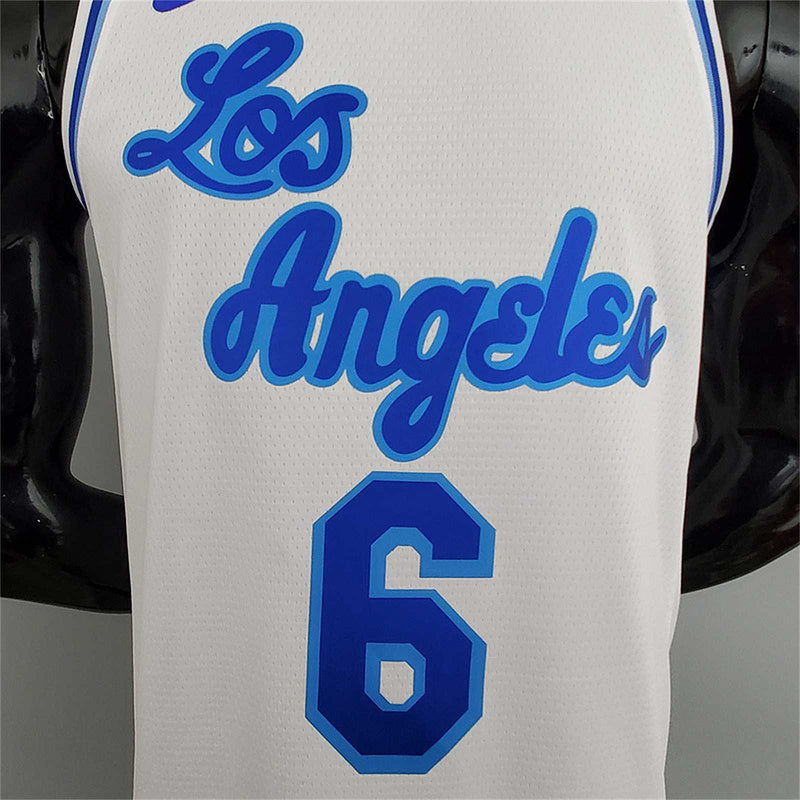 Lakers James#6 Latin Night (High Head) White