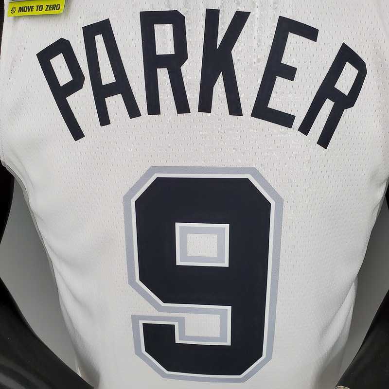 PARKER#9 Spurs White
