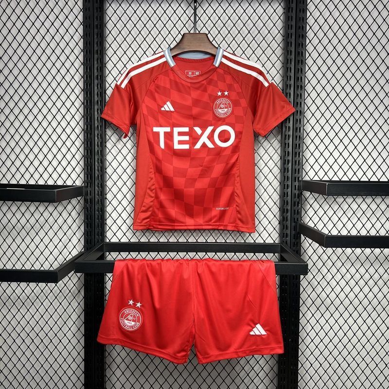 24-25 Aberdeen F.C home kid kit