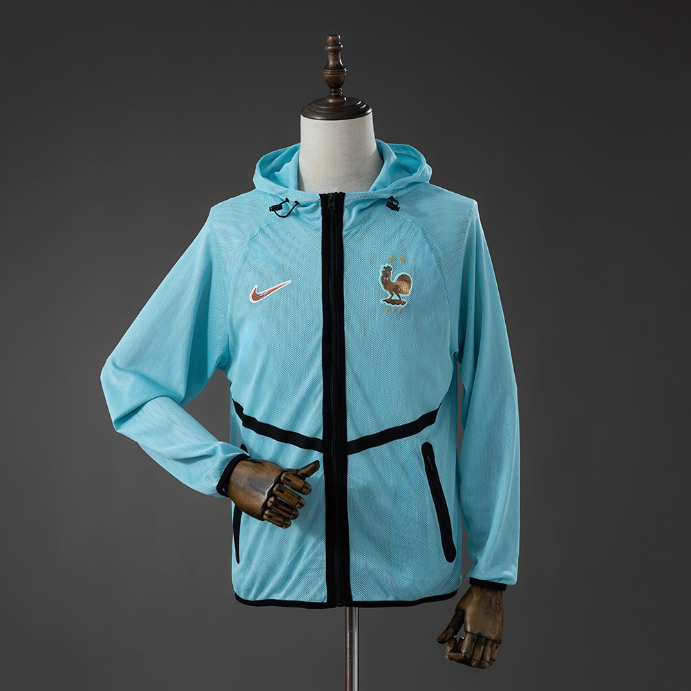 France 2026 Men's Football Anthem Jacket - Light Blue S-XXL