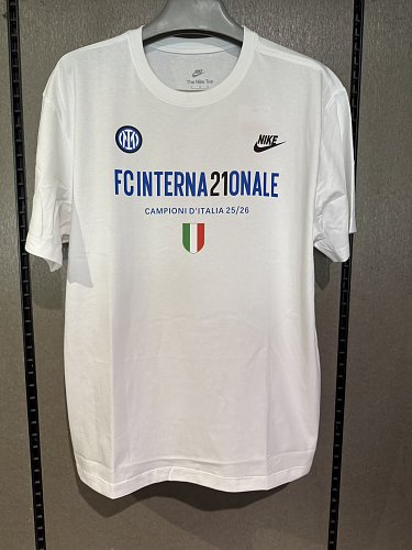 25-26 Inter Milan champion T-shirt S-3XL — Jsonwang 26/27