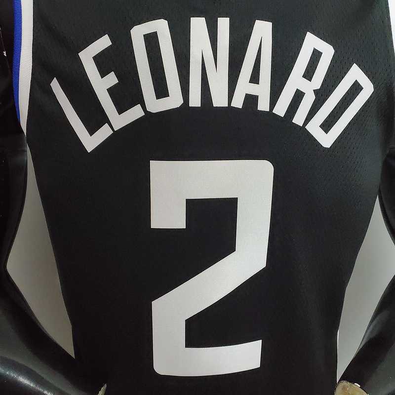 New LEONAR0#2 Los Angeles Clippers Black