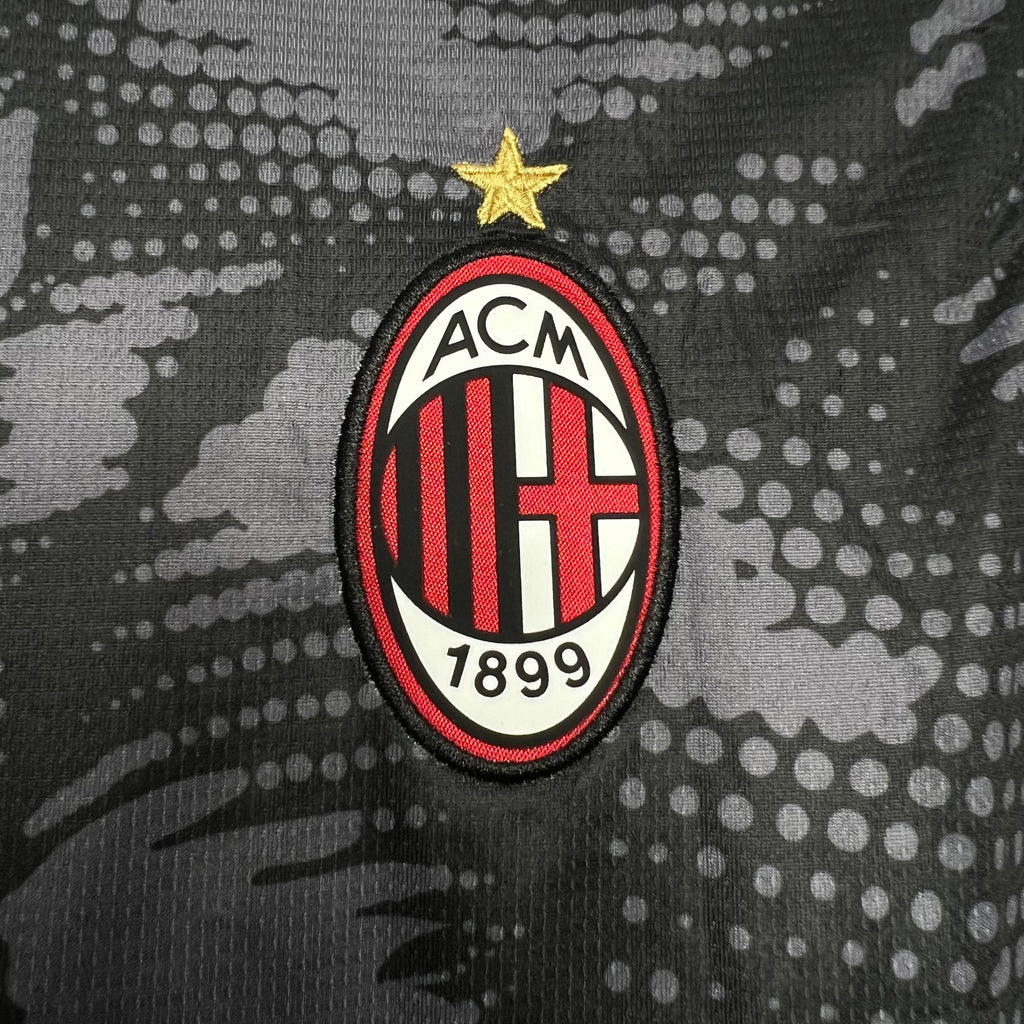 AC Milan 2024/25 Goalkeeper Jersey Black S-XXL