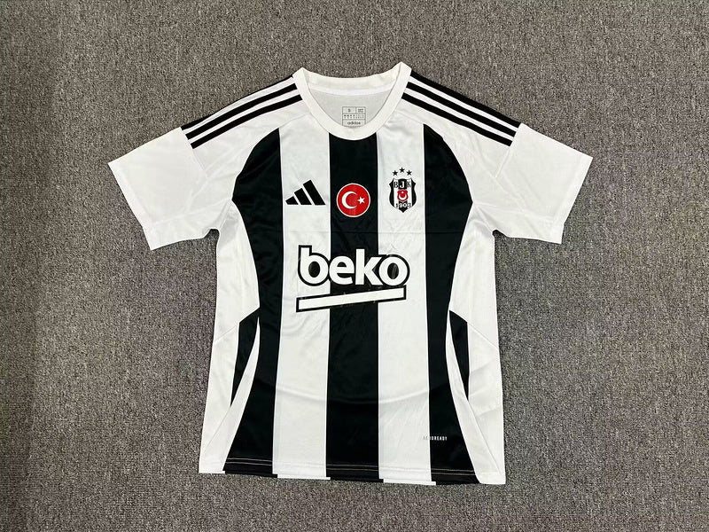 24-25 Beikta Third away white and black jersey