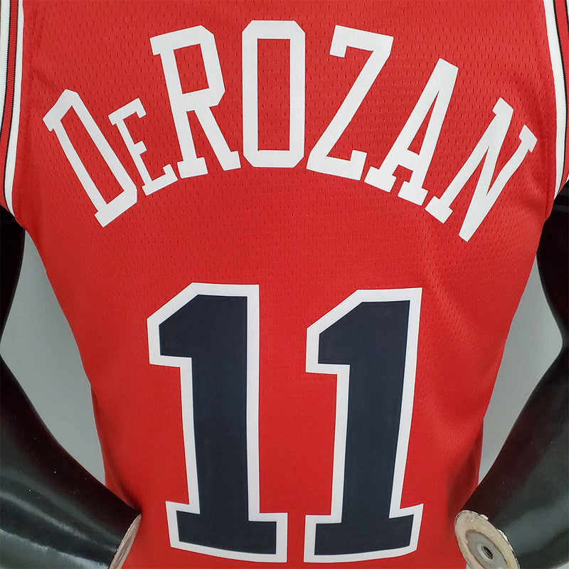 DeROZAN#11 Chicago Bulls Red