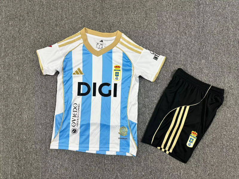 25-26 Real Oviedo third Away Kid kit