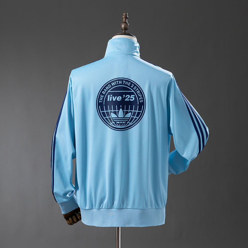 Oasis Flamingo Track Jacket - Lake Blue S-XXL