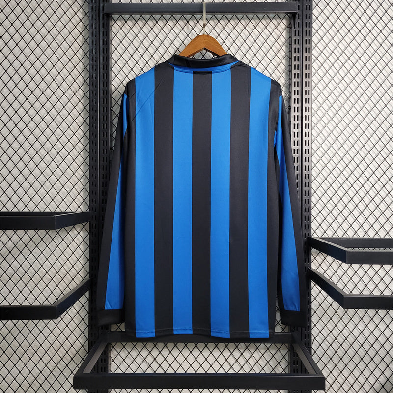 Retro 1988 International Milan home long-sleeved Size S-XXL