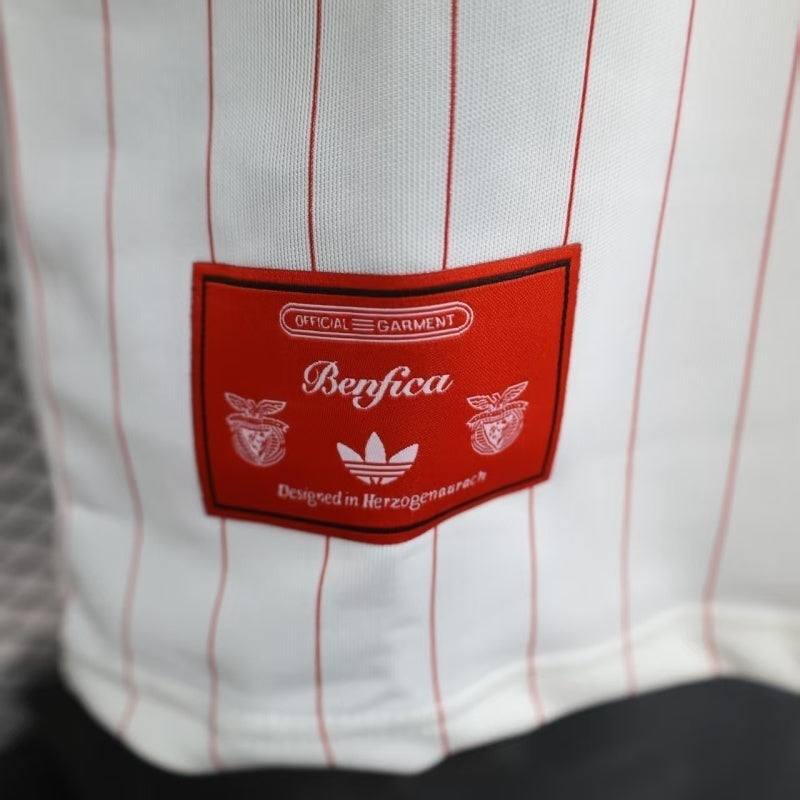25-26 Benfica White Retro Model Player Version size S-2XL
