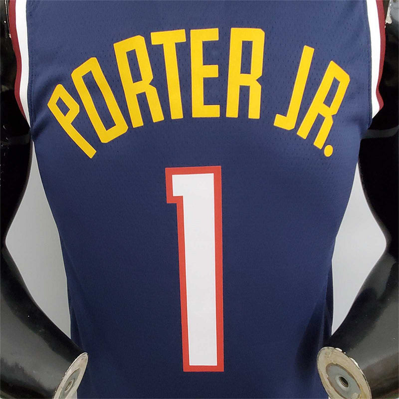 Nuggets Porter jr.#1 Navy Blue