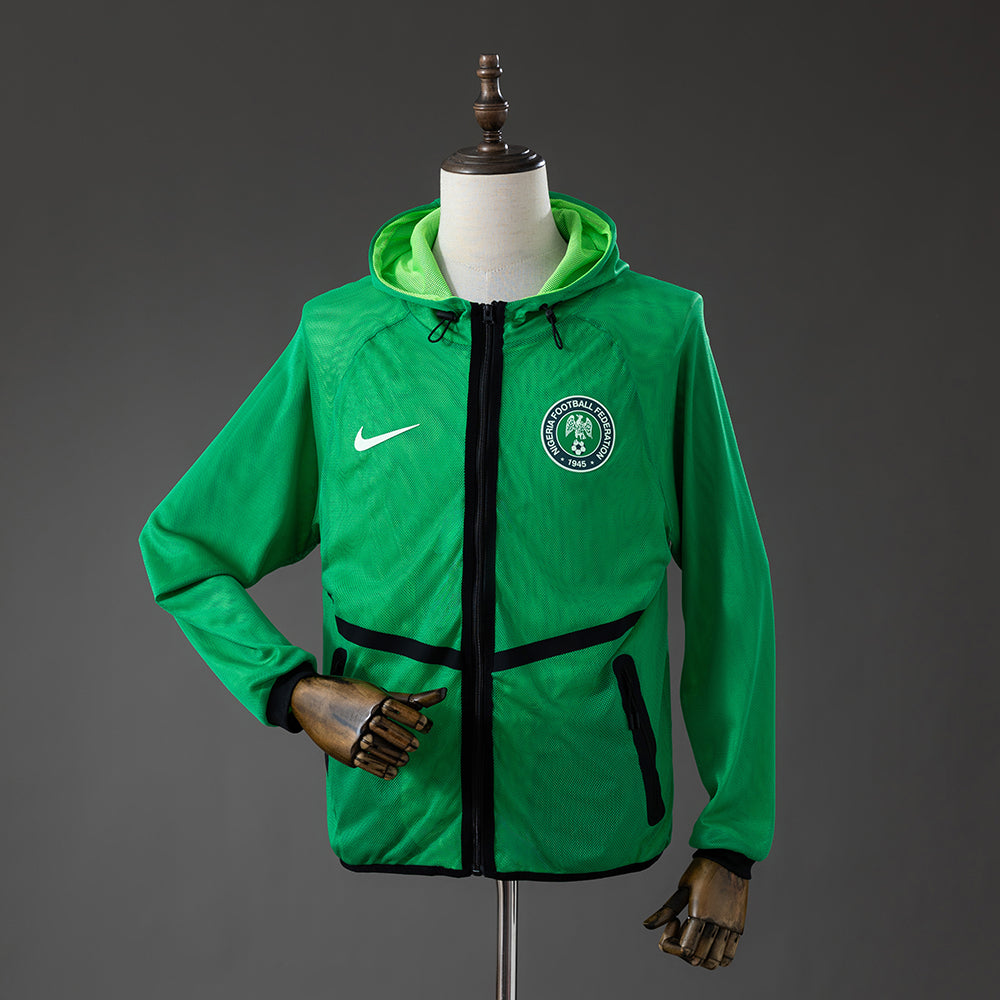 Nigeria 2026 Men's Football Anthem Jacket - Green S-XXL