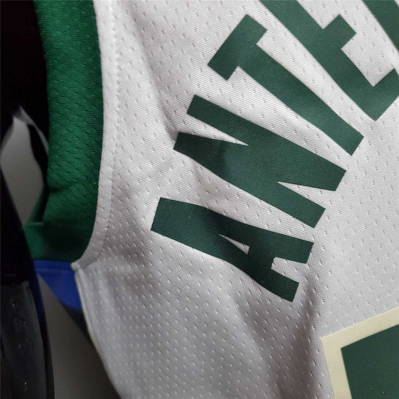 Antetokounmpo#34 Bucks white