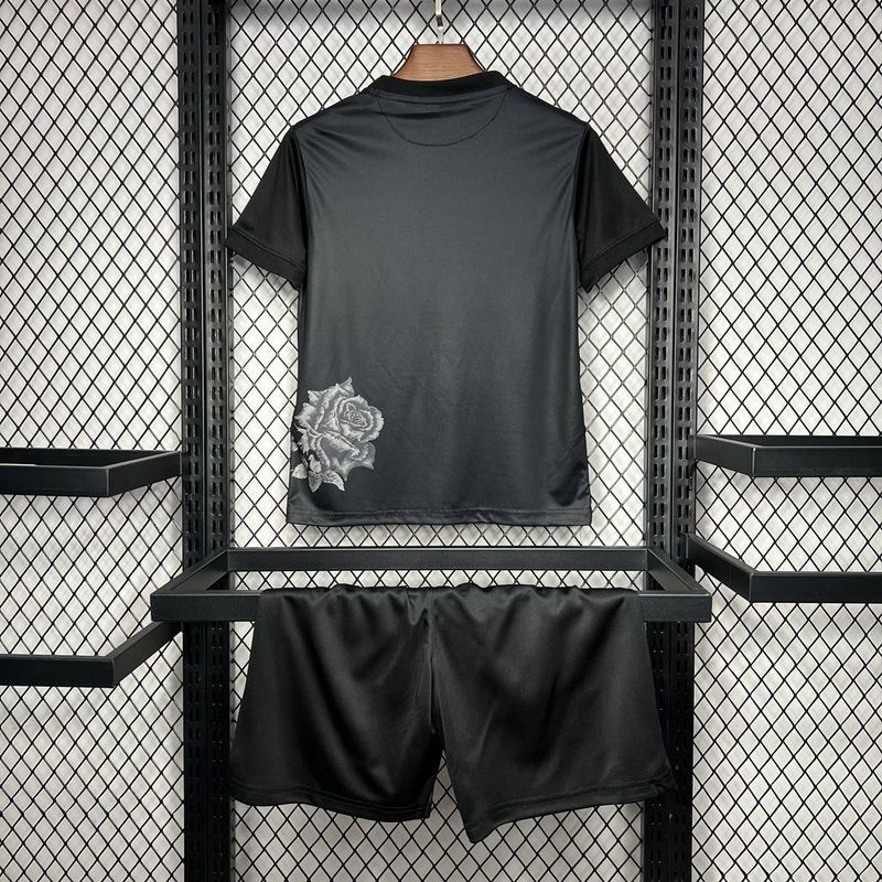 24-25 Real Madrid Y3 Rose Special Edition black Kids Kit