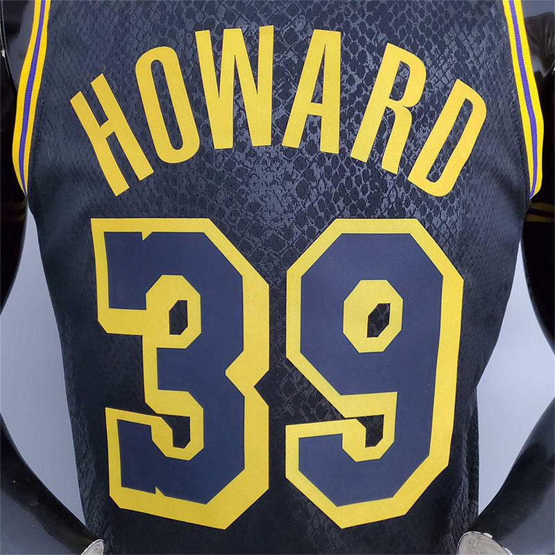 Lakers Howard#39 Snake Print Black