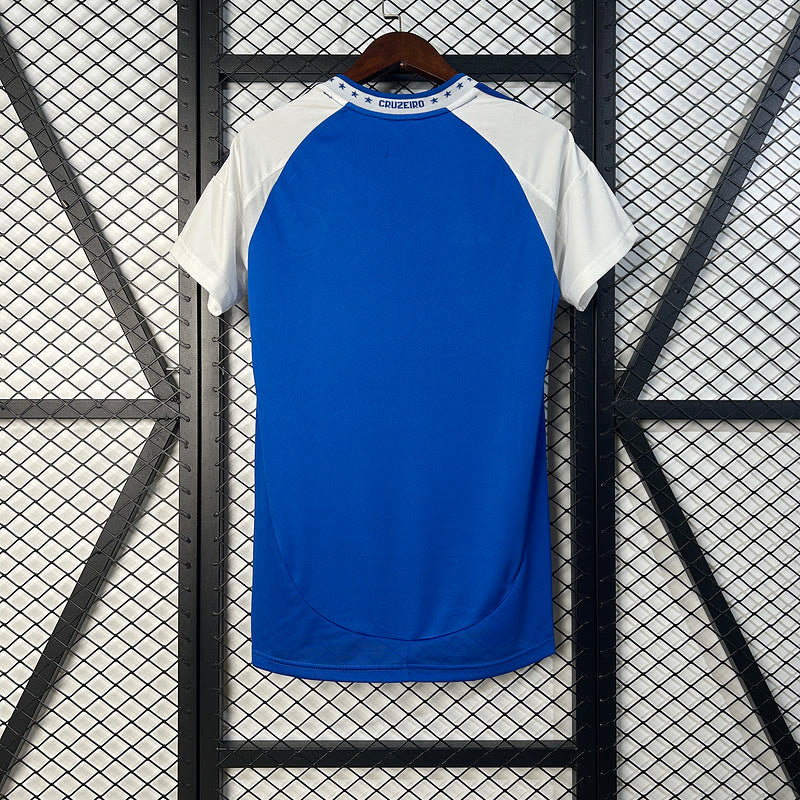 25-26 Cruzeiro Home Woman Jersey S-XXL
