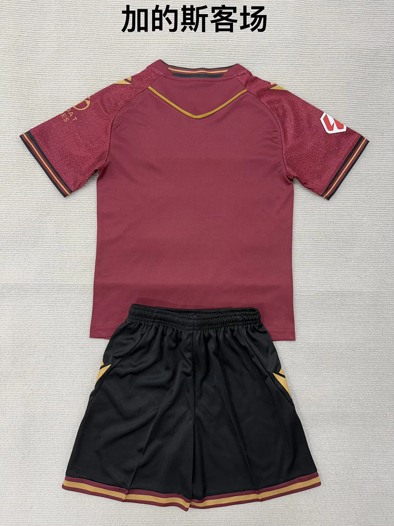 Cadiz 2025/26 Away kids soccer jerseys