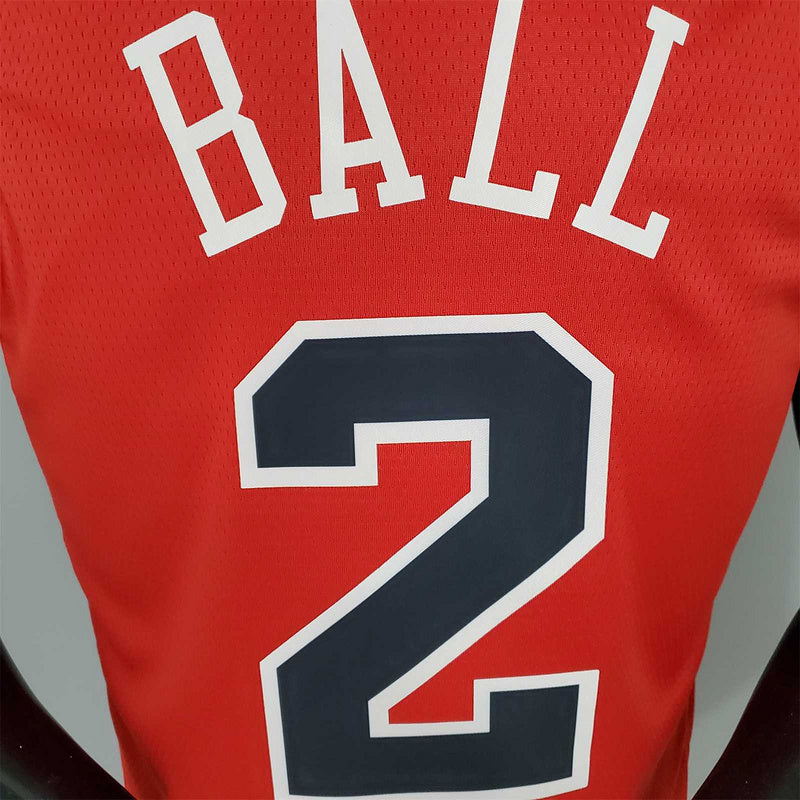 BALL#2 Chicago Bulls Red
