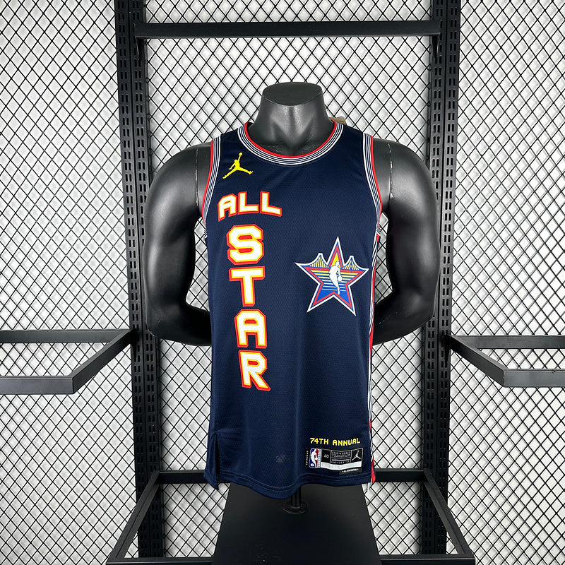 Season 2025 All-Star Dark Blue No. 1 WEMBANYAMA NBA Jersey
