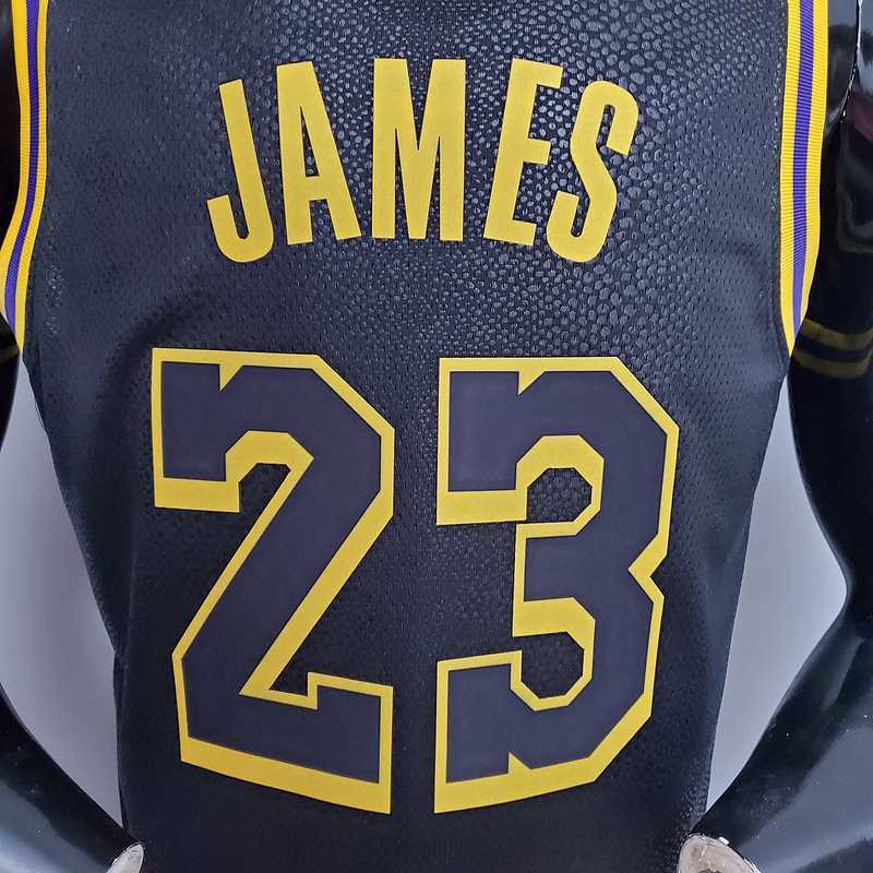 James #23 Lakers black