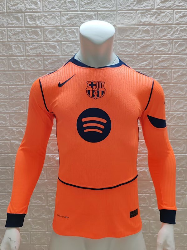 25-26 FCB Third Long Sleeve Player Version S-3XL — Jsonwang 26/27