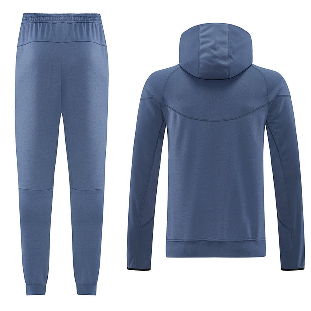 PSG 2026/27 Gray blue Hoodie Suit S-2XL