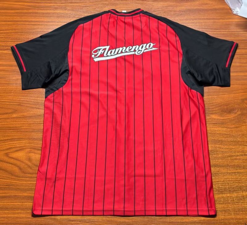 25-26 Flamengo red baseball jersey