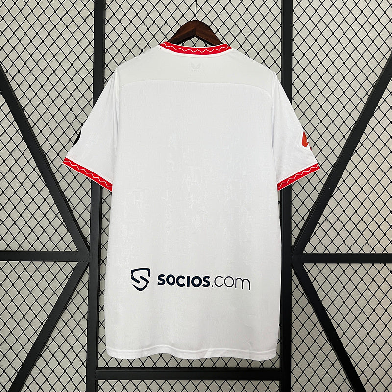 24-25 Sevilla home soccer jersey
