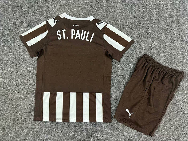 25-26 St. Pauli home kid kit