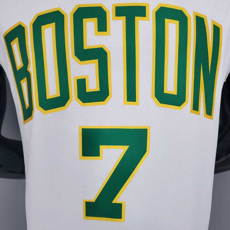 BROWN#7 Celtics White Platinum Limited