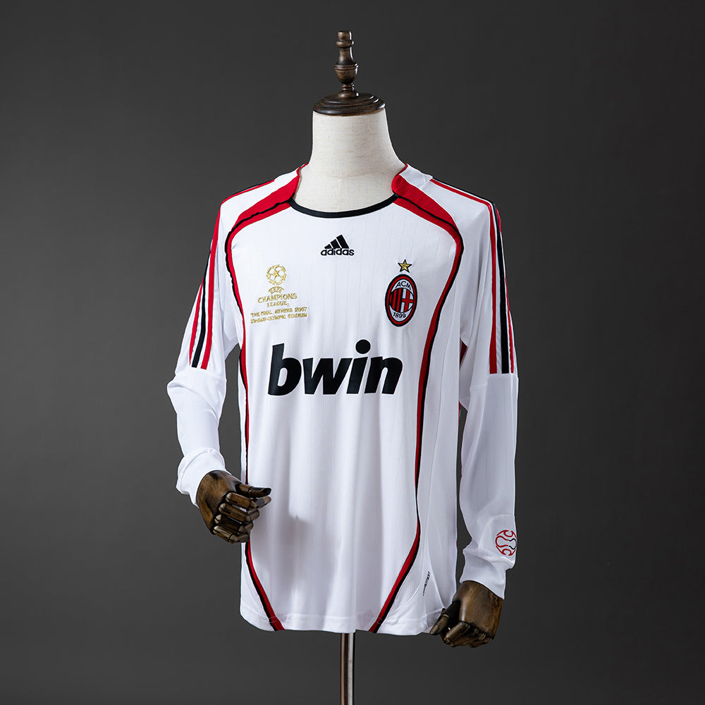Retro Long Sleeve AC Milan 06/07 AWAY S-XXL