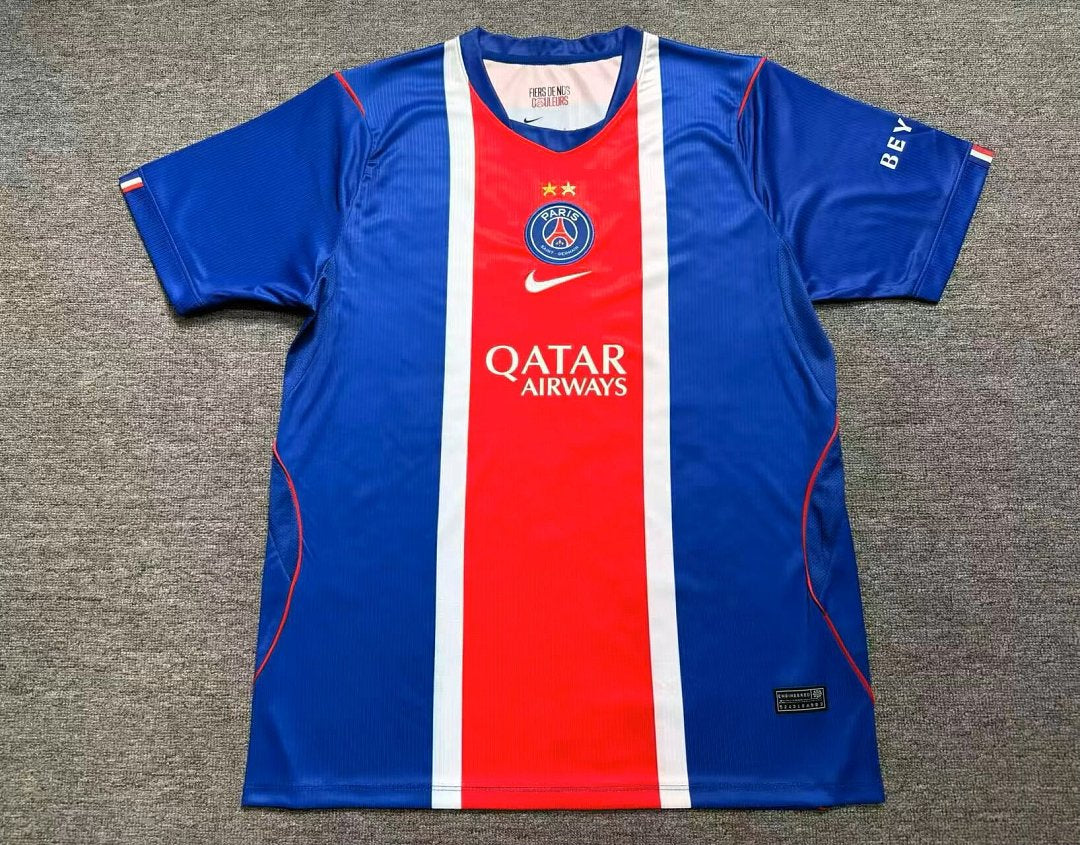 PSG Paris 2026/27 Home Soccer Jersey Size S-4XL With 2 Stars