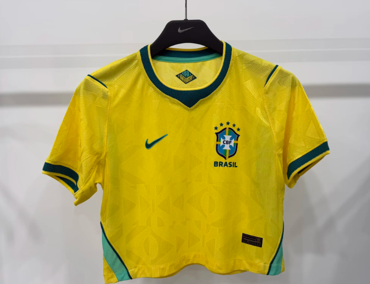 BRAZIL CROP Version autentica/jugador — World Cup 2026