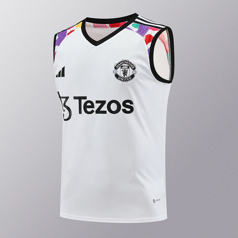 23-24 Manchester United white vest suit