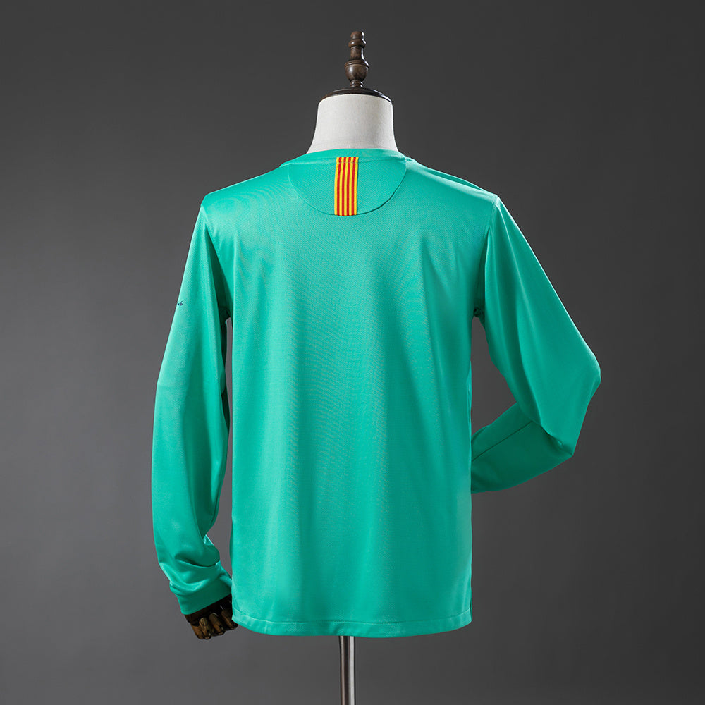Barcelona 10/11 Away Long-Sleeve Retro Jersey S-XXL