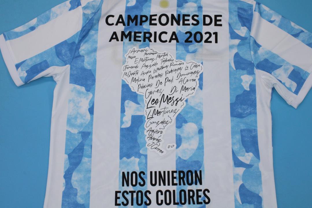 ARGENTINA 21 COPA AMERICAN CHAMPION VERSION — National Retro