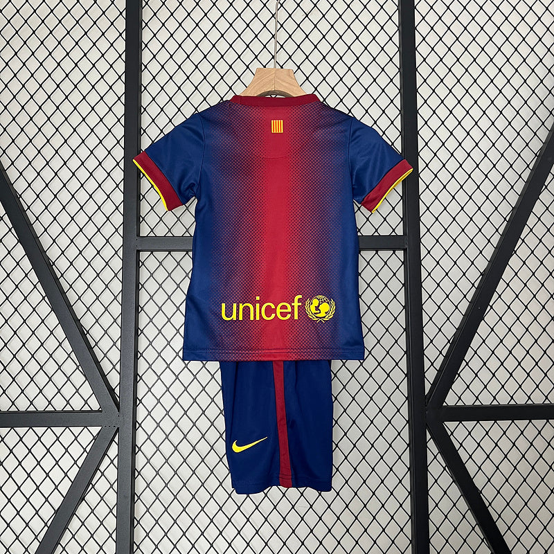 12-13 Barcelona home retro kid kit