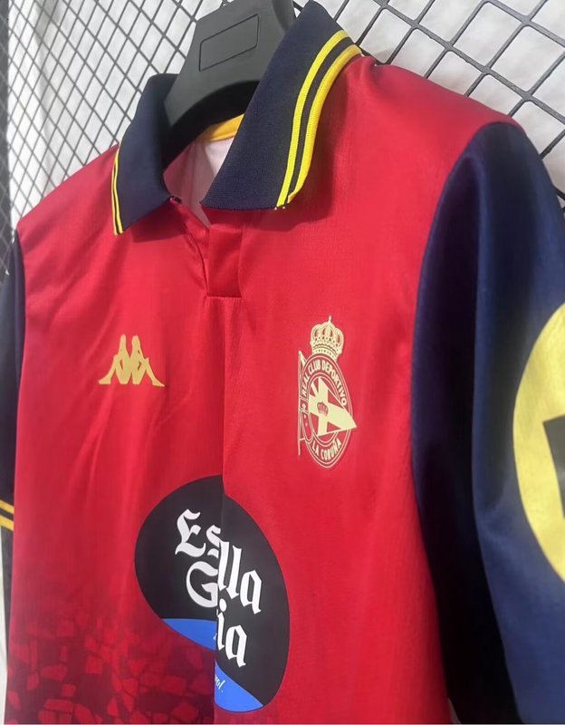 25-26 Deportivo de La Coruna away soccer jersey