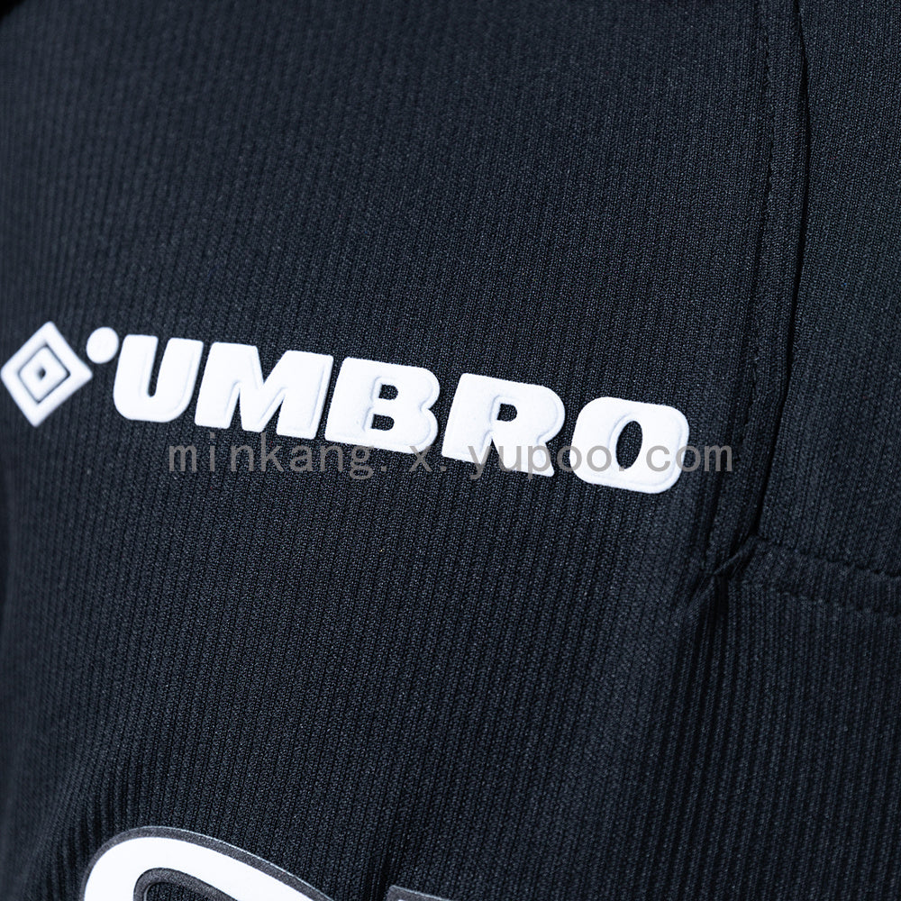 M-U 1998/99 Black Long Sleeve Retro Jersey S-XXL