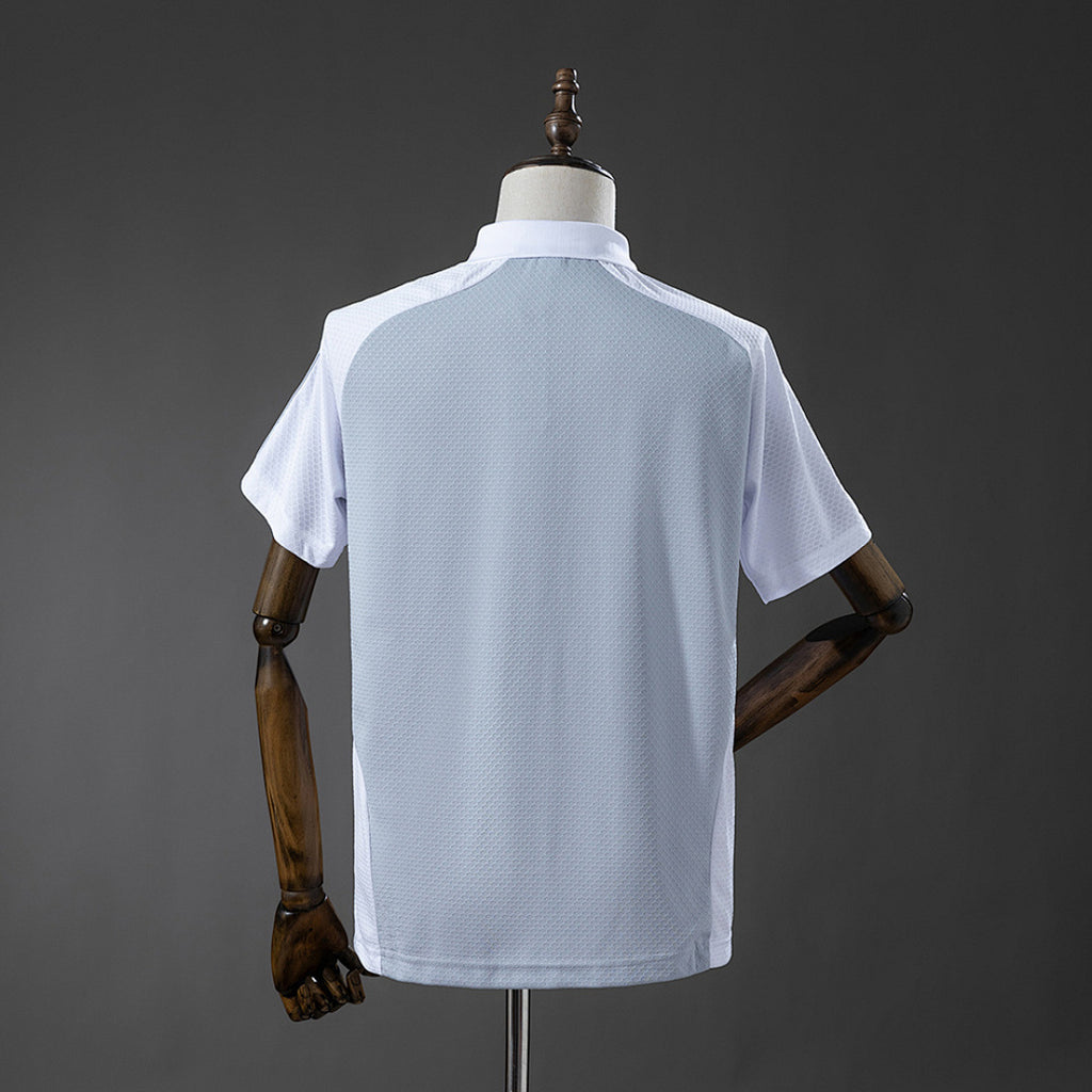 Real Madrid 2025/26 POLO - Grey &amp; White S-XXL