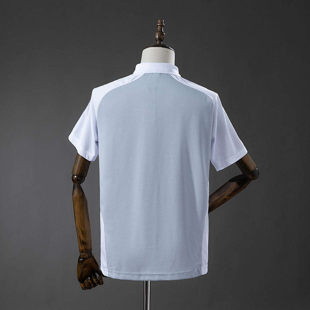 Real Madrid 2025/26 POLO - Grey &amp; White S-XXL
