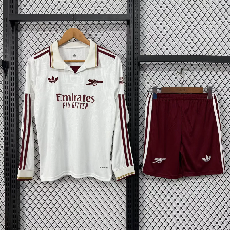 Arsenal 2025/26 Third Away Long Sleeve kid kit