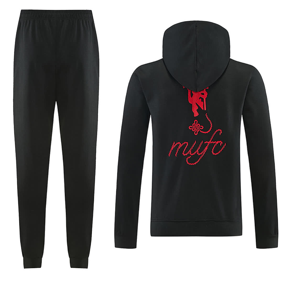 MNU 2026/27 Black hoodie suit