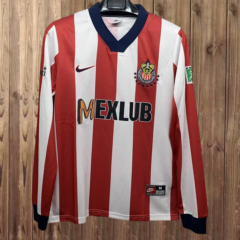 96-97 Chivas home retro long sleeve jersey