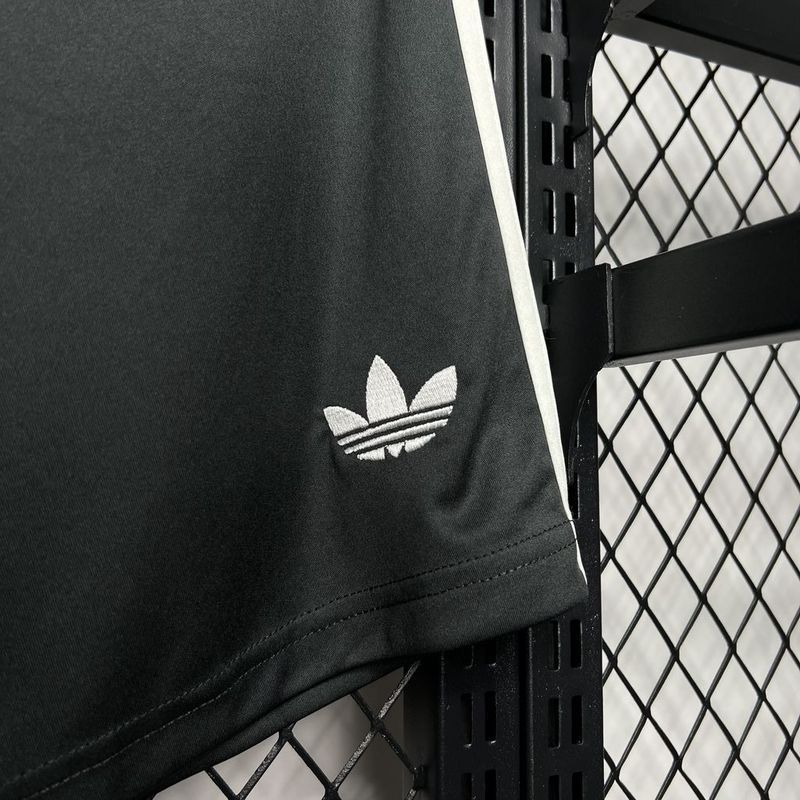 Pantalon Corto de Futbol #24-25 Manchester United Third away black shorts — Zhang199