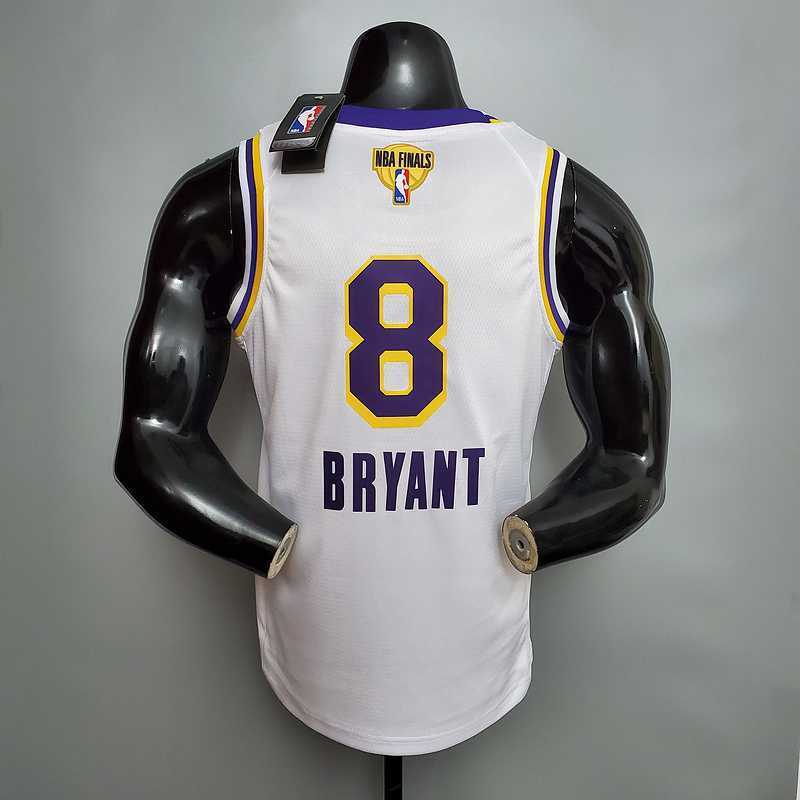 New Bryant #8 Lakers Round neck white