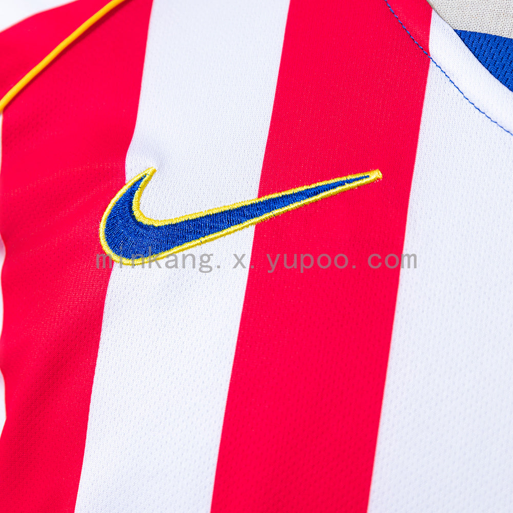 Atletico Madrid 04/05 Home Long Sleeve Retro Jersey S-XXL