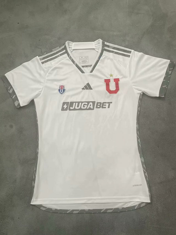 24-25 University of Chile away white woman soccer jersey