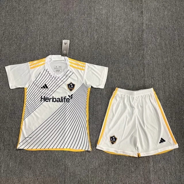 24-25 LA Galaxy home white kid kit