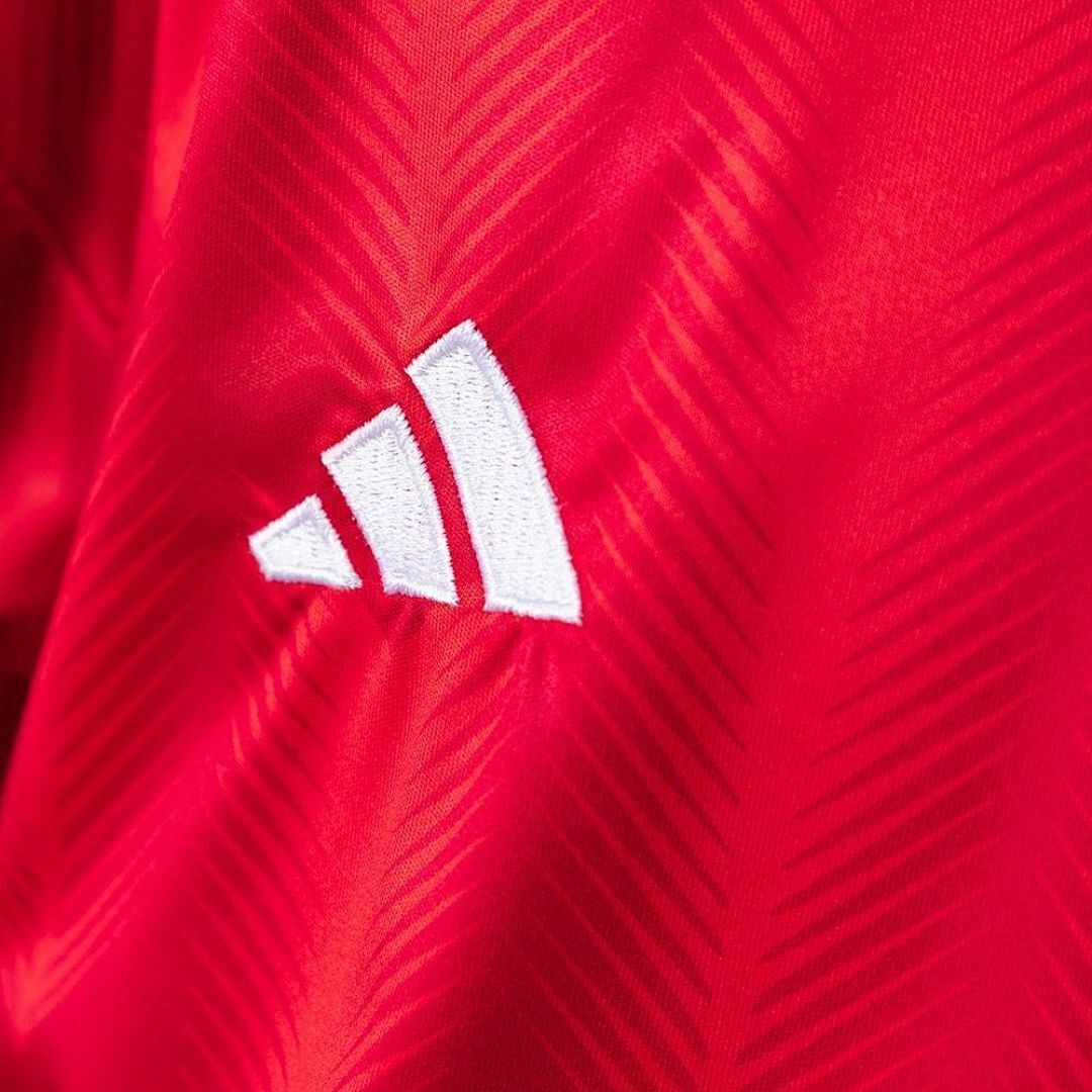 Chile 2026 World Cup home kids soccer jersey size 16-28