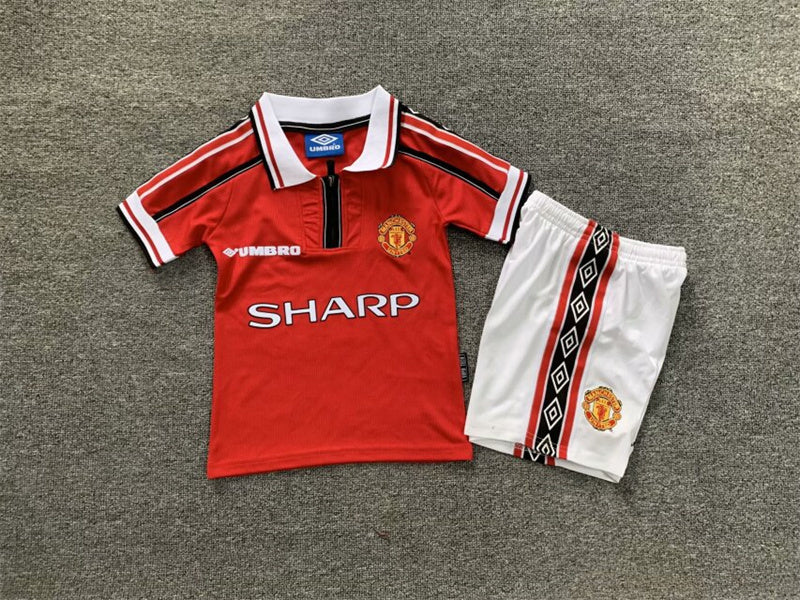 Manchester United home retro kid kit